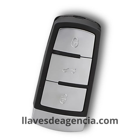 Carcasa de repuesto para llave Volkswagen Passat 2006-2013 y CC 2007-2014 sin botón de pánico, reemplazo original
