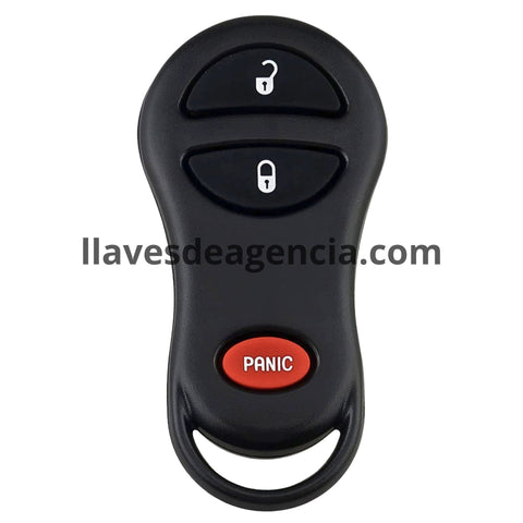 Carcasa control remoto 3 botones Chrysler 300 Voyager PT Cruiser Town Country Dodge Ram 1500 Dakota Caravan Grand Caravan Durango Jeep Cherokee Grand Cherokee 1999 2005 repuesto incluye lamina virgen facil instalacion