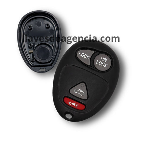 Carcasa control remoto 3 botones con membrana impermeable para Chevrolet Colorado HHR GMC Canyon Hummer H3 H3T Isuzu I280 I290 I350 I370 2004-2012, carcasa hueca sin componentes electrónicos, protege ranuras botoneras contra agua