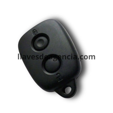 Carcasa control remoto hueca Toyota 2 botones compatible Avanza Rush 2007-2015, impermeable con membrana protectora, sin electrónica, solo cubierta externa, repuesto para control maltratado o quebrado