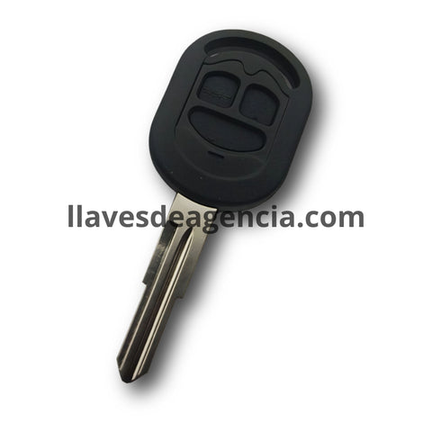 Carcasa de llave de repuesto para Chevrolet Buick Excelle Lacetti Optra HRV Trax Aveo 3 botones 2003-2018, espada corte izquierdo, fácil instalación sin programación, compatible modelos GM