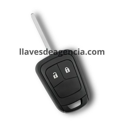 Carcasa de llave de repuesto para Chevrolet Sonic 2010-2017, Colorado 2012-2020, Tornado 2015-2020, Trax 2012-2018, 2 botones, compatible y duradero, fácil instalación