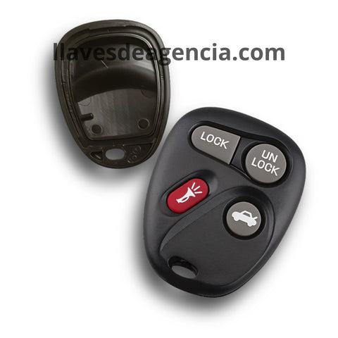 Carcasa de llave de repuesto para Chevrolet TrailBlazer y Silverado con espacio para batería, carcasa hueca sin componentes electrónicos, fácil instalación, protege circuito electrónico