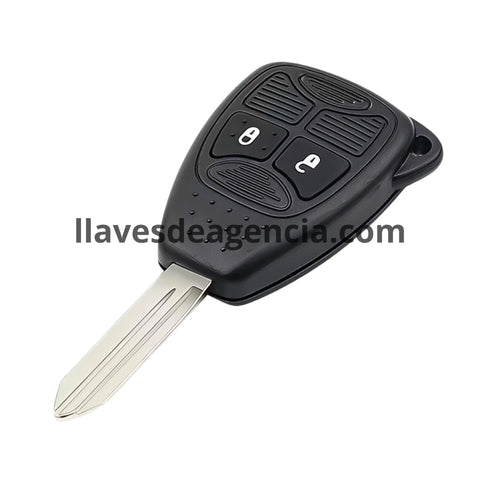 Carcasa repuesto llave Chrysler Ram Dodge Ram Jeep Commander Compass Grand Cherokee Liberty Wrangler 2006 2007 material resistente facil instalacion protege componentes electronicos incluye lamina virgen