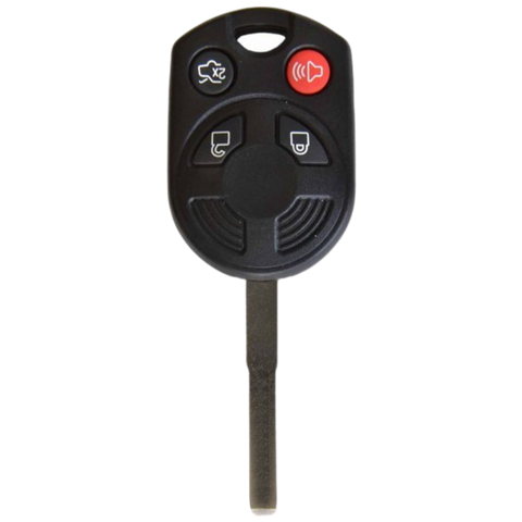 Carcasa para llave Ford Explorer Fusion Flex Mustang Expedition 4 botones cerrar abrir cajuela pánico tipo regata gusano repuesto control remoto