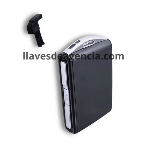 Carcasa de repuesto para llave inteligente Volvo 4 botones compatible con XC60 XC90 S40 S60 S90 2016-2021 con membrana impermeable protectora
