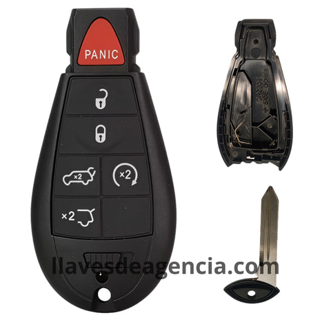 Carcasa llave Jeep Commander Grand Cherokee 2008-2013 Fobik repuesto original México