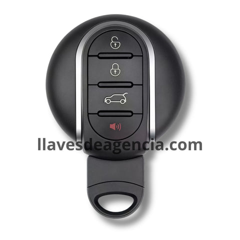 Carcasa repuesto impermeable para llave Mini Cooper Countryman Clubman F54 F55 F56 F57 F60 2014-2018, 4 botones abrir cerrar cajuela pánico, con membrana protectora contra agua