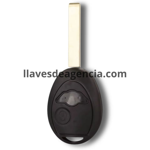 Carcasa de repuesto para llave Mini Cooper R50 R53 2002-2005 con 2 botones abrir y cerrar, membrana impermeable protectora contra agua y caídas