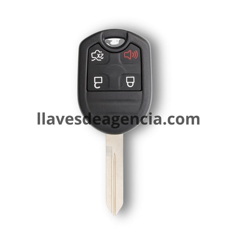 Carcasa llave premium Ford Lincoln Explorer Taurus Edge MKZ Escape Expedition Mazda Tribute F150 F250 F350 F450 F550 F650 F750 4 botones cerrar abrir cajuela pánico 2007-2020 repuesto