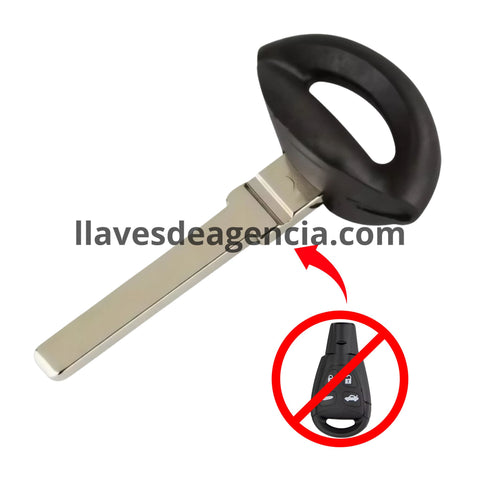 Llave inserto manual mecánica de emergencia para Saab 9-3 9-5 WF 1993-2011, llave de repuesto sin carcasa que se inserta en llave Fobik, requiere corte por cerrajero