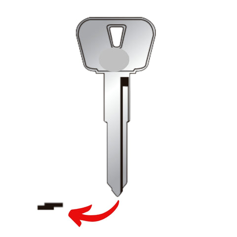 llave-virgen-yamaha-moto-bronce-niquel-hy-64-compatible-multiples-modelos-sin-chip-transponder