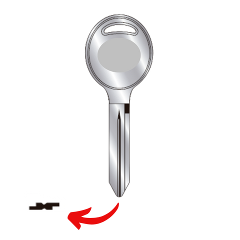 CHR-81E A81E CHR-15 llave automotriz chrysler A81E 743105