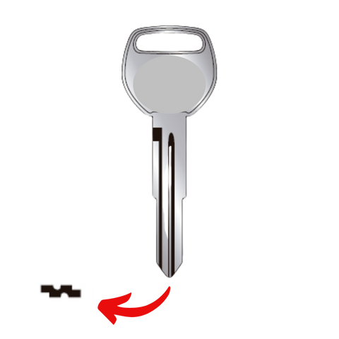 Llave virgen Honda bronce níquel HO-103 HOND-16D sin chip transponder compatible Accord Civic CR-V Odyssey Pilot para cerrajeros profesionales