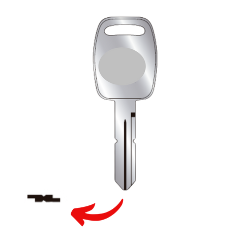 Llave virgen Kenworth bronce níquel KE-25AC EX25AC KEN-3 sin chip transponder compatible camiones carga pesada 748280 para cerrajeros profesionales