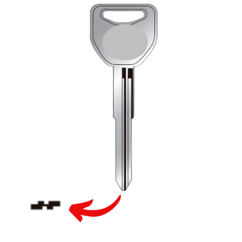 Llave virgen motocicleta Honda sin chip transponder bronce níquel acabado latón compatible Austral HO-50 Alba X265-HD109 JMA HOND-33 para cerrajeros profesionales duplicados repuestos motos