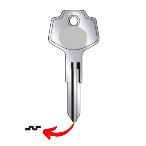 Llave virgen Nissan bronce níquel NI-79C A79C DAT-17 sin chip transponder compatible Sentra Versa Altima Tsuru Tiida March para cerrajeros profesionales