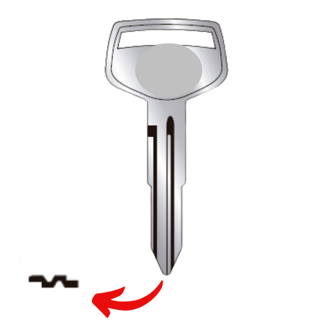 Llave virgen Toyota bronce níquel TOY-22 EX22 TOYO-20D sin chip transponder compatible Corolla Camry Hilux RAV4 Yaris para cerrajeros profesionales