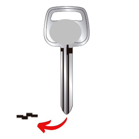 Llave virgen Toyota bronce níquel TOY-24A EX24A TOYO-15 sin chip transponder compatible Corolla Camry Hilux RAV4 Yaris para cerrajeros profesionales