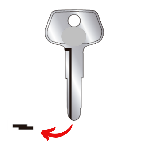 Llave virgen Toyota bronce níquel TOY-74 A74 TOYO-K1 sin chip transponder compatible Corolla Camry Hilux RAV4 Yaris Tacoma para cerrajeros profesionales