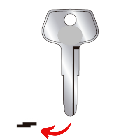 Llave virgen Toyota bronce níquel TOY-74C A74C TOYO-14 sin chip transponder compatible Corolla Camry Hilux RAV4 Yaris Tacoma para cerrajeros profesionales