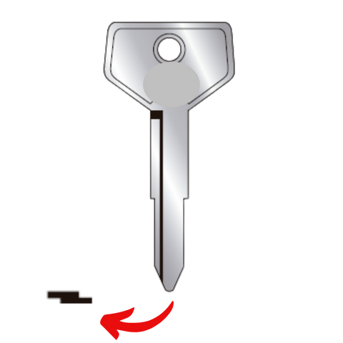 Llave virgen Toyota bronce níquel TOY-74L A74L TOYO-12 sin chip transponder compatible Corolla Camry Hilux RAV4 Yaris Tacoma para cerrajeros profesionales