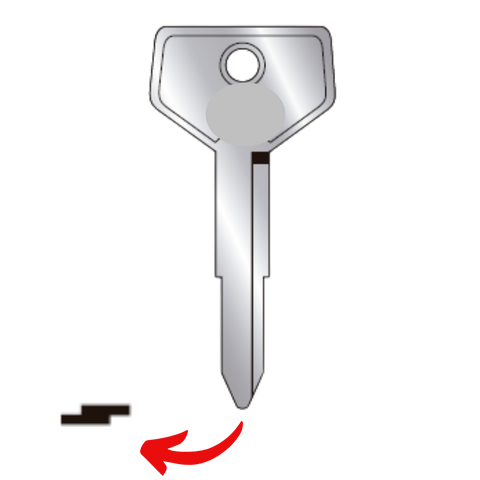 Llave virgen Toyota bronce níquel TOY-74LC A74LC TOYO-12D sin chip transponder compatible Corolla Camry Hilux RAV4 Yaris Tacoma para cerrajeros profesionales