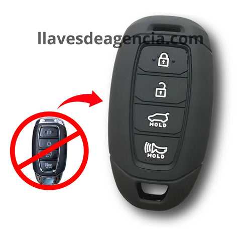 Funda de Silicón presencia para Hyundai Solaris Accera Santa fe Verna 2017 al 2018.
