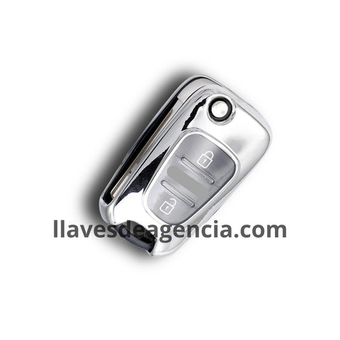 Funda plata brillante para Hyundai