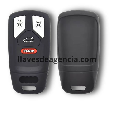 Funda de silicón para llave Audi con sensor de presencia, compatible con A4, A5, A6, Q5, Q7, S4, S5, S7, TT y RS, protección completa