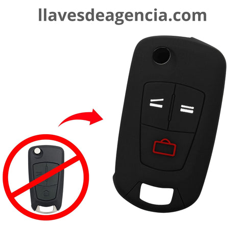 Funda de silicón protector alta resistencia para llave Chevrolet Astra, antideslizante, protección completa