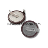 Batería recargable de litio LIR2020 3.6V con aislamiento color café y patas soldables para llaves inteligentes Land Rover BMW