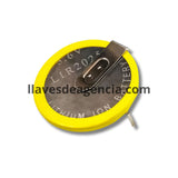 Batería recargable de litio LIR2025 3.6V con patas soldables para llaves inteligentes de vehículos de lujo BMW Mercedes-Benz Land Rover Mini Cooper