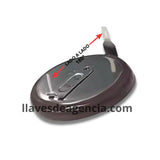 Batería recargable VL2330 3.6V con terminales soldables a 180 grados lado a lado y aislamiento café para llaves inteligentes