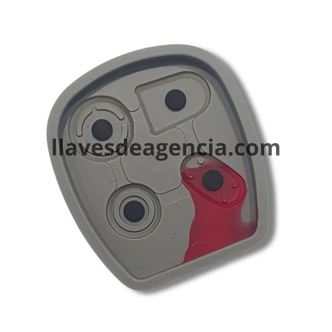 Detalle botonera goma repuesto control remoto Chevrolet Blazer S10 Silverado Suburban GMC Jimmy Safari Sierra Sonoma Yukon 4 botones