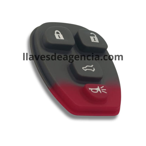 Botones de goma control remoto Chevrolet Suburban Tahoe Traverse Silverado 4 botones abrir cerrar cristal cajuela pánico repuesto