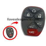 Botones de goma control remoto Chevrolet Suburban Tahoe Equinox Traverse GMC Yukon Cadillac Escalade 6 botones arranque remoto cristal trasero repuesto