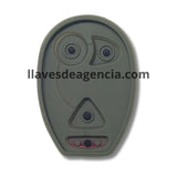 Detalle botonera goma repuesto control remoto Pontiac Aztek 01-05 Buick Century Regal Rendezvous Oldsmobile Intrigue Grand Prix 4 botones