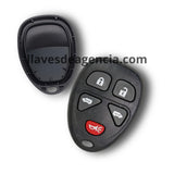 Carcasa control remoto 4 botones con membrana impermeable y 2 puertas laterales corredizas para Chevrolet Captiva HHR Uplander Montana Buick Terraza Saturn Relay Pontiac Traverse Rendezvous minivans GM 2005-2011, carcasa hueca sin componentes electrónicos, protege ranuras botoneras contra agua lluvia