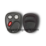 Carcasa control remoto Chevrolet Malibu Avalanche Cadillac Escalade GMC Sierra Pontiac Sunfire Firebird 1996-2002 original GM repuesto llave carcasa reemplazo 2+1 botones 3 botones