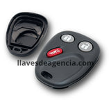 Carcasa de repuesto para control remoto Chevrolet Tahoe Suburban Silverado Avalanche Equinox GMC Sierra Yukon Cadillac Escalade Hummer H2 Pontiac Torrent Saturn Vue 2003-2007, compatible con todas las variaciones de modelos GM