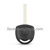 Carcasa hueca llave Chevrolet Vectra Opel Combo protección circuito electrónico repuesto compatible control remoto, incluye llave virgen sin cortar para cerrajero, cavidad para chip transponder