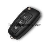 Carcasa de reemplazo para llave abatible tipo navaja flip Ford 3 botones abrir cerrar cajuela compatible con Transit Ecosport Escape Fiesta Focus Ranger Mondeo Galaxy C-Max S-Max Kuga llave TIBBE sistema cilíndrico vista detallada mecanismo plegado