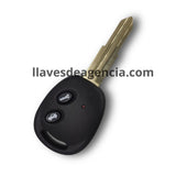 Carcasa de llave virgen para Chevrolet Aveo Matiz Spark Beat Sail 2009-2016, 2 botones, espada corte derecho, repuesto compatible, fácil instalación