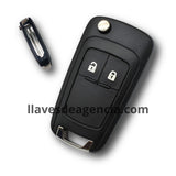 Carcasa llave abatible Chevrolet Trax 2012-2018 doble corte repuesto original compatible