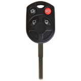 Carcasa para llave Ford Explorer Fusion Flex Mustang Expedition 4 botones cerrar abrir cajuela pánico tipo regata gusano repuesto control remoto