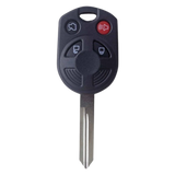 Carcasa para llave Ford Mustang Taurus Expedition Fusion Escape Focus Edge Transit Explorer Mercury Lincoln 4 botones cerrar abrir cajuela pánico 2007-2019 repuesto
