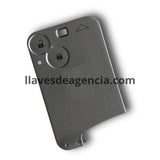 Carcasa de reemplazo para llave inteligente presencia Renault 3 botones compatible con Clio, Logan, Megane, Scenic, Laguna, Espace, incluye lámina virgen sin cortar, material ABS resistente, repuesto de calidad