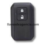 Carcasa de repuesto para llave inteligente Suzuki 2 botones compatible con Ertiga Jimny SX4 Vitara Swift Splash Wagon R 2017-2020 con membrana impermeable protectora