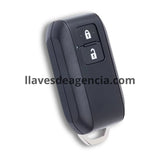 Carcasa de repuesto para llave inteligente Suzuki 2 botones compatible con Ertiga Vitara Swift Splash Wagon R 2017-2020 con membrana impermeable protectora